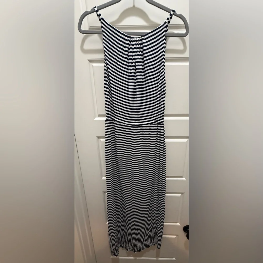CAbi. Nautical Striped Maxi Dress. Size Small. - Picture 3 of 5